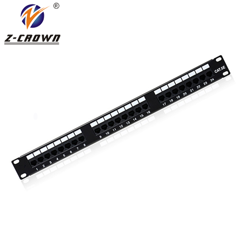 24Ports Cat5e UTP Patch Panel