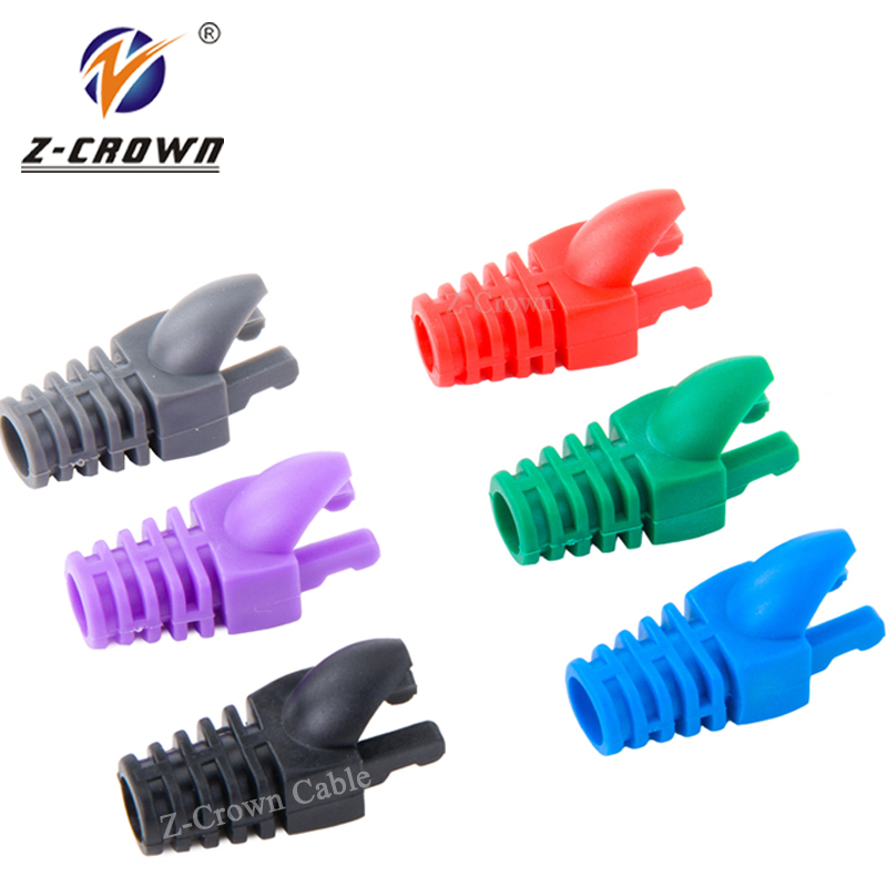 RJ45 Boot Cover Patch Cord Rubber Boots for Network Cabling