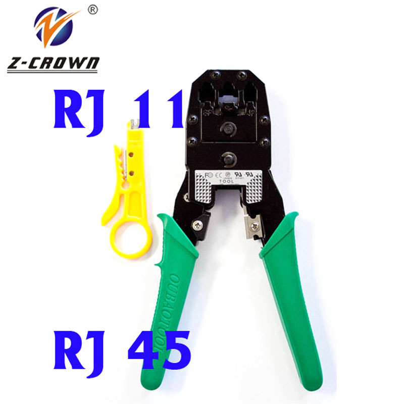 RJ45 Cable Crimper RJ45 & RJ11 Dual Use Crimping Tool