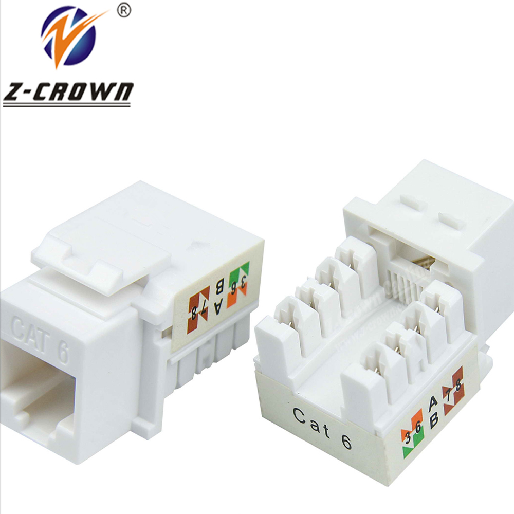 Cat6 UTP 90°Modular Jack Z-Crown